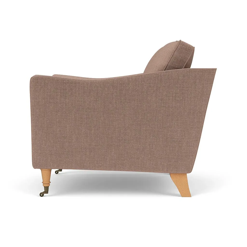 Armchair - Dusky Rose, Eco Chenille