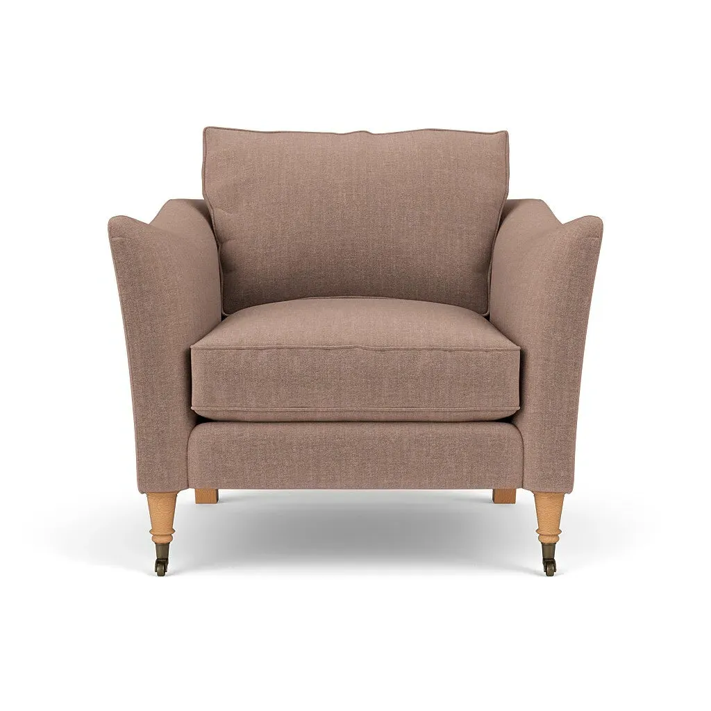 Armchair - Dusky Rose, Eco Chenille image