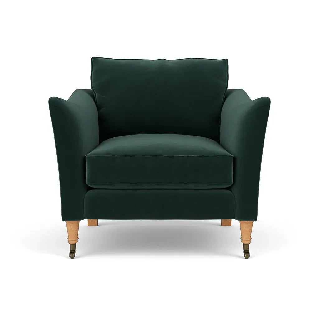 Armchair - Lake, Matt Velvet