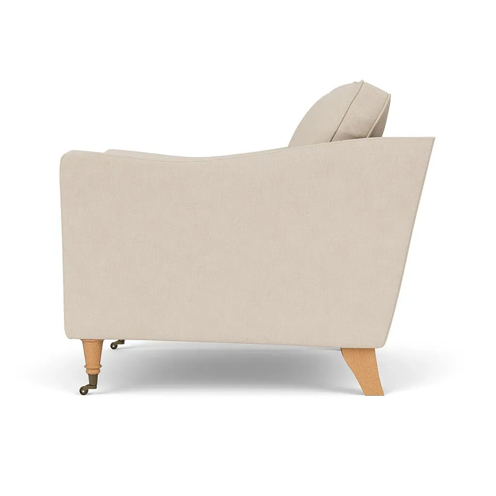Armchair - Lily White, Linen Mix