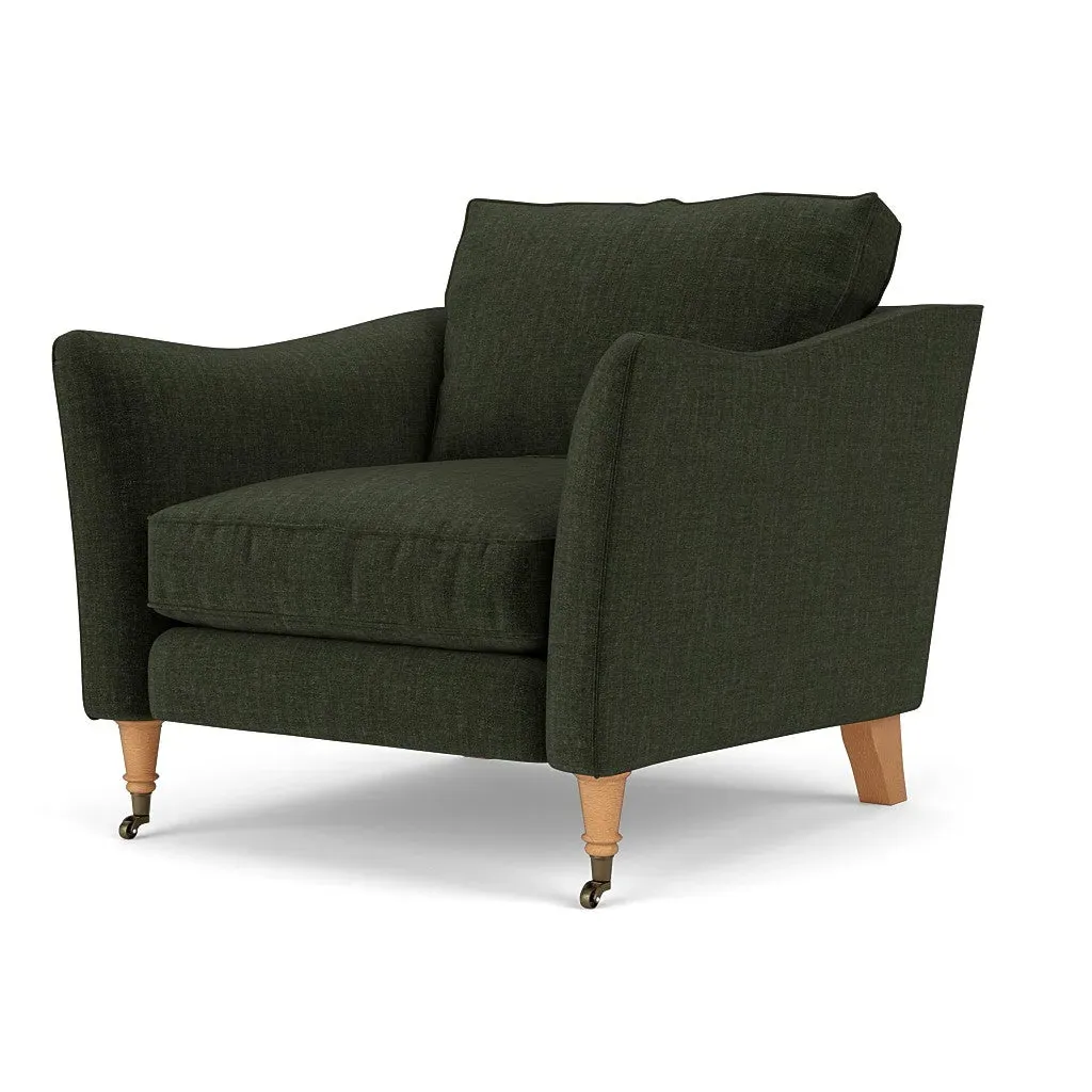 Armchair - Moss, Eco Chenille