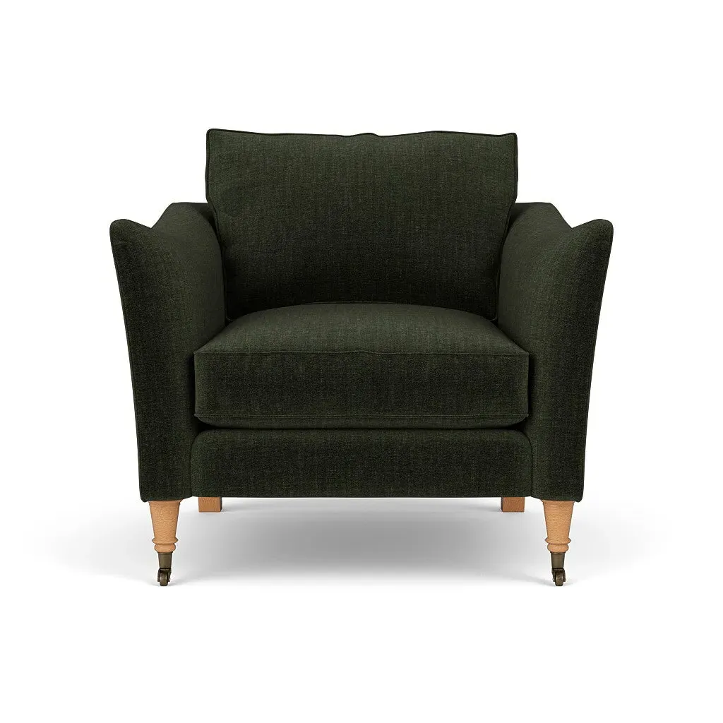 Armchair - Moss, Eco Chenille