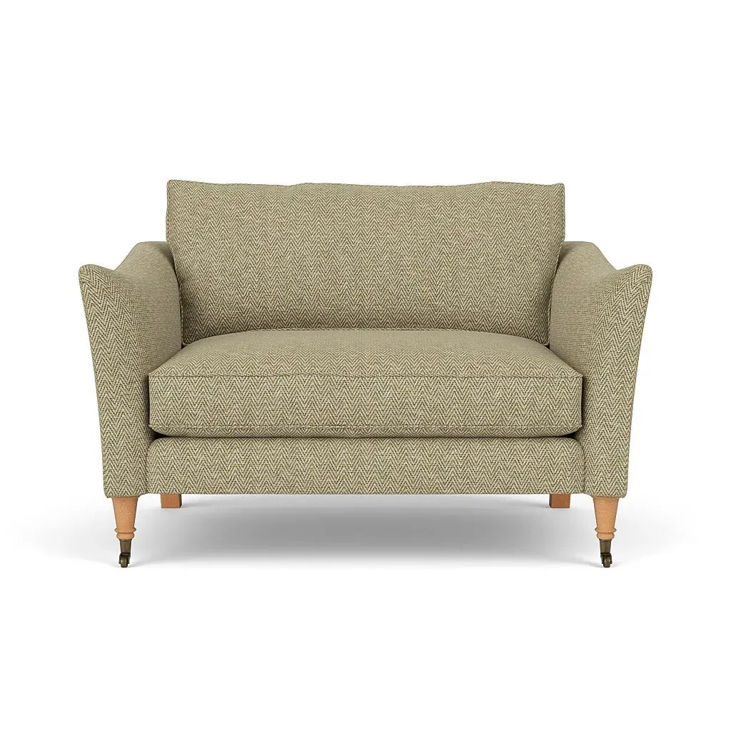 Love Seat - Apple, Herringbone Weave image