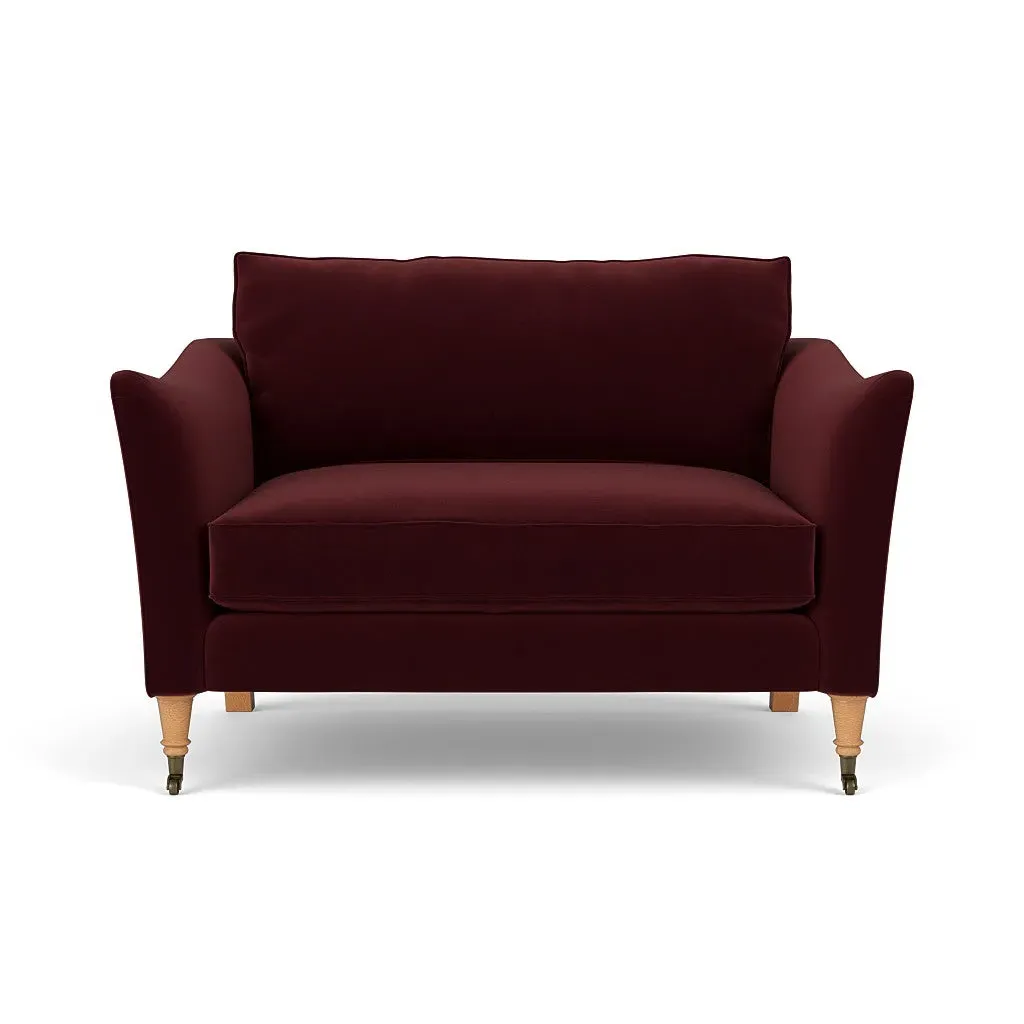 Love Seat - Dark Rosehip, Matt Velvet
