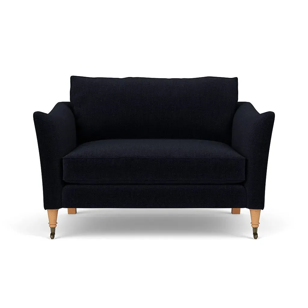 Love Seat - Ink, Eco Chenille