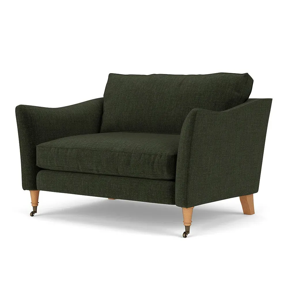 Love Seat - Moss, Eco Chenille