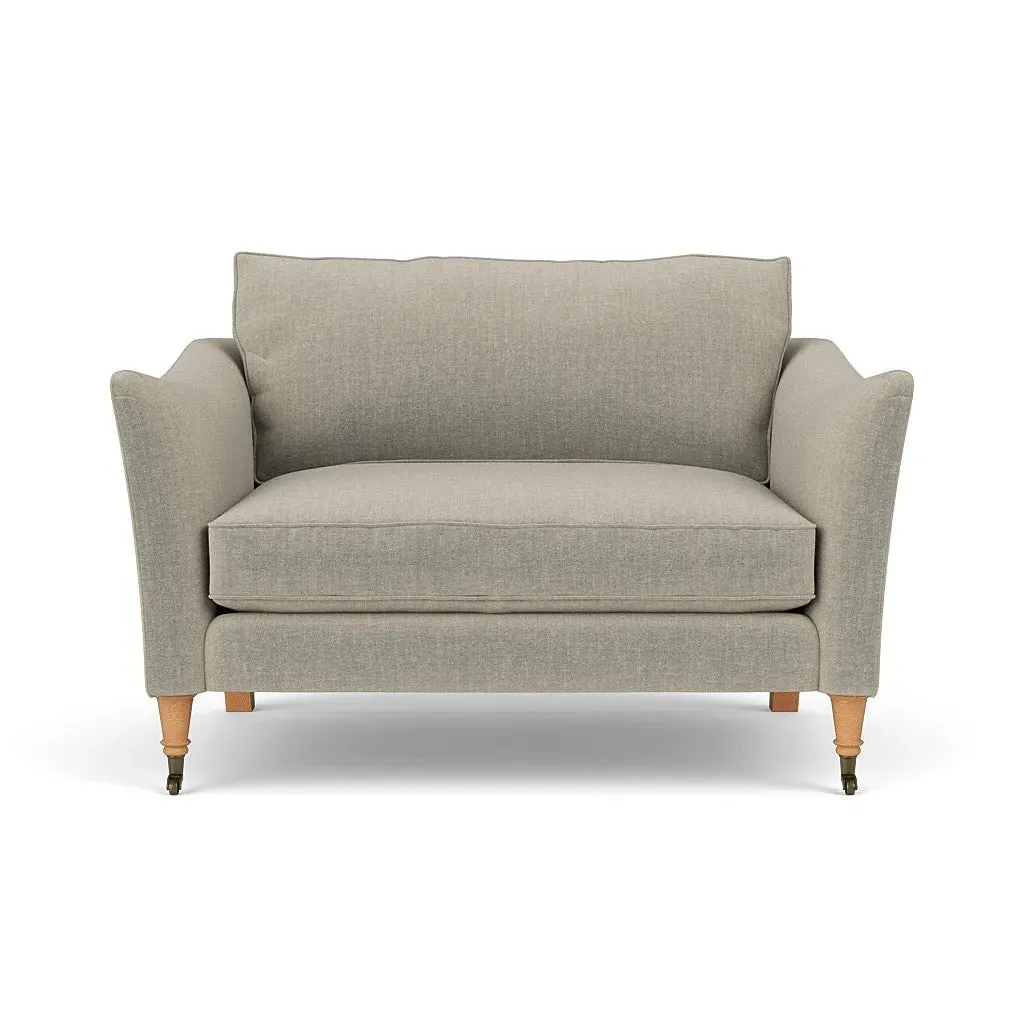 Love Seat - Natural, Eco Chenille