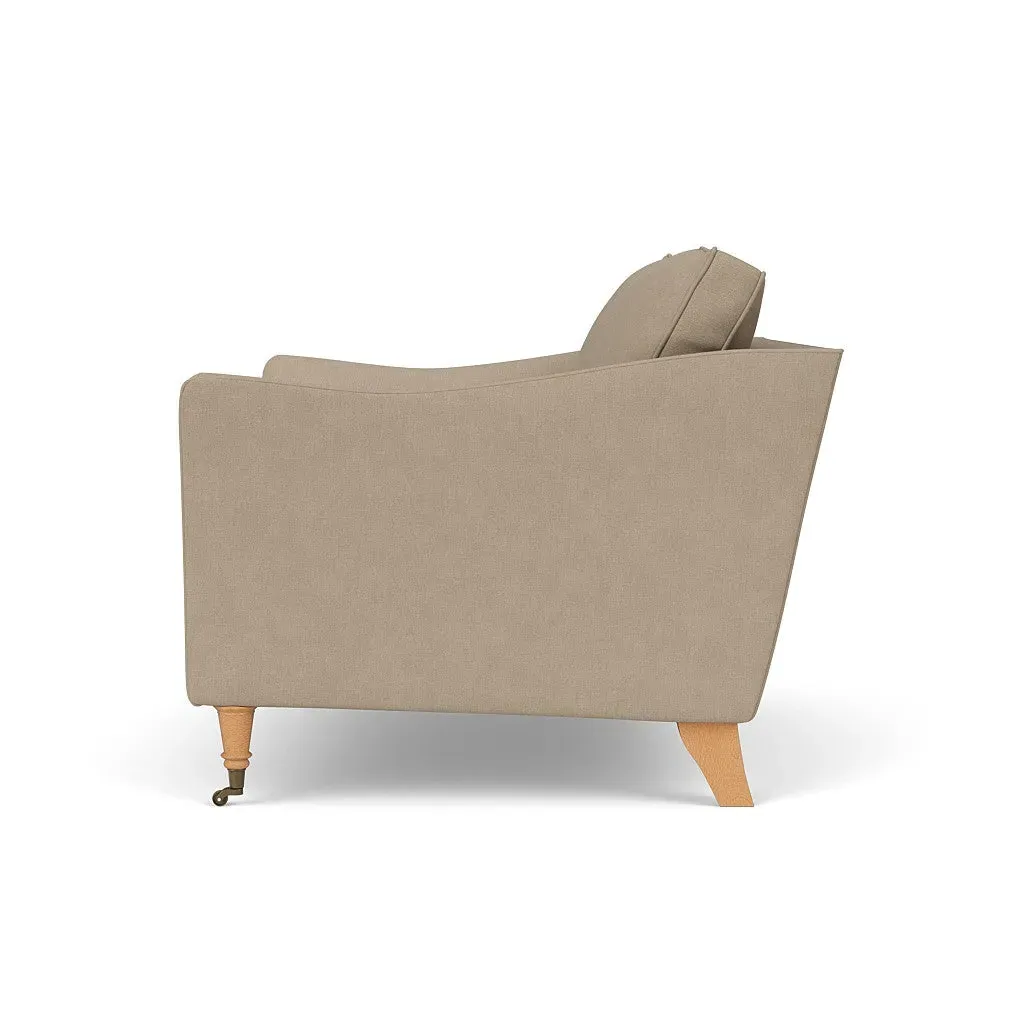 Love Seat - Natural, House Linen Mix