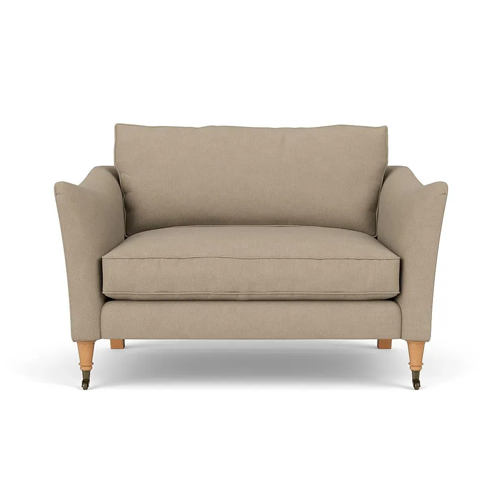 Love Seat - Natural, House Linen Mix