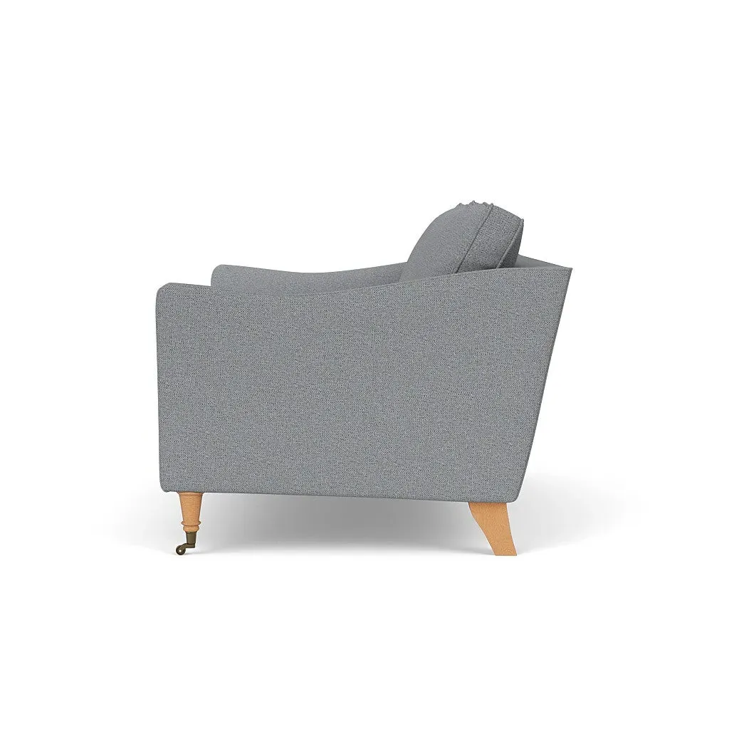 Robinson 2-Seater Sofa - Blue Marl, House Weave