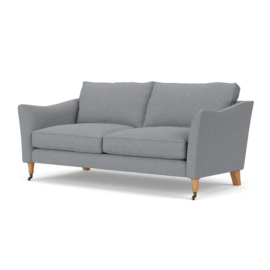 Robinson 3-Seater Sofa - Blue Marl, House Weave