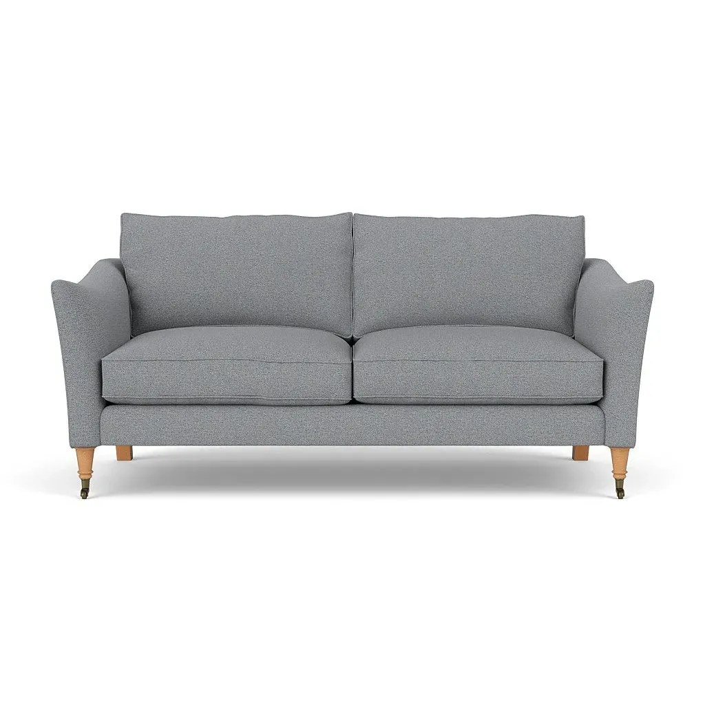 Robinson 3-Seater Sofa - Blue Marl, House Weave