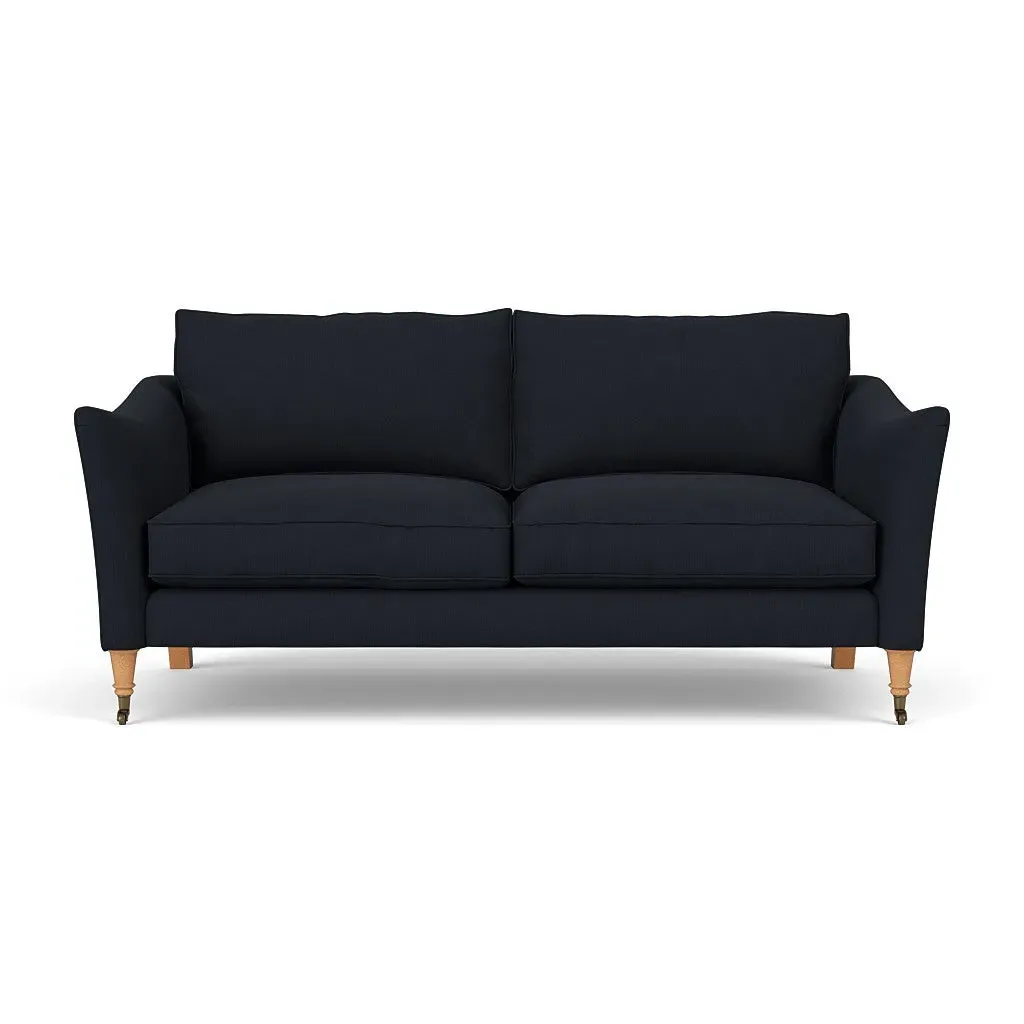Robinson 3-Seater Sofa - Ink, House Linen Mix
