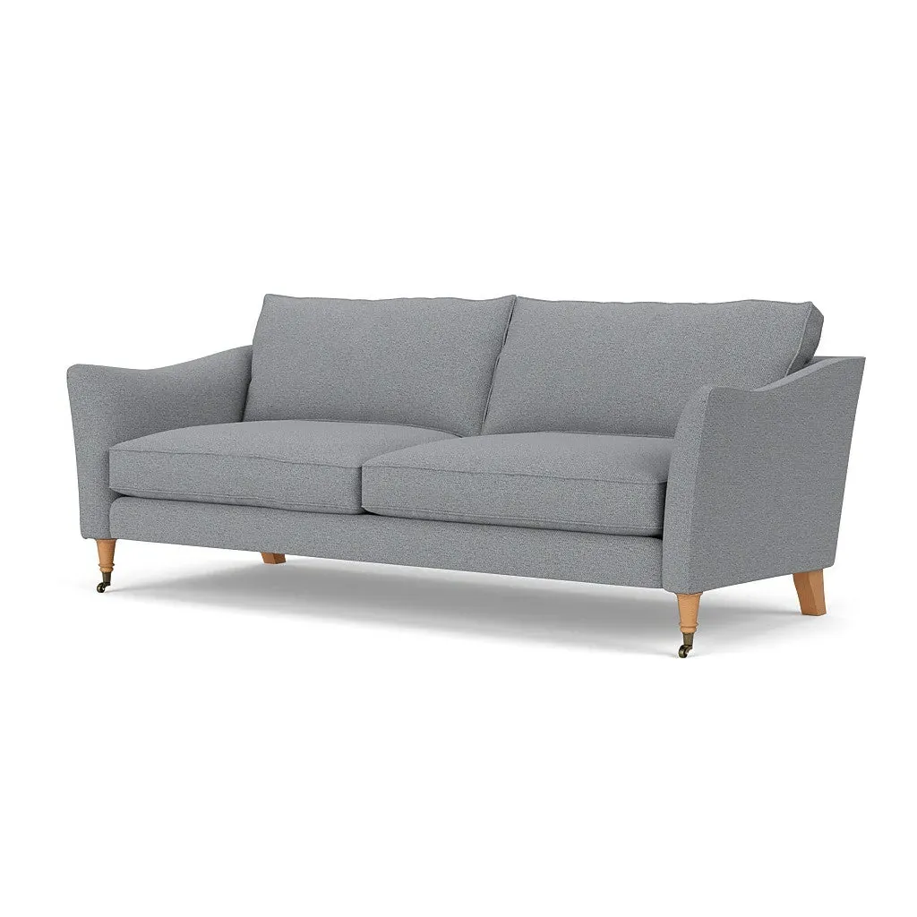 Robinson 4-Seater Sofa - Blue Marl, House Weave