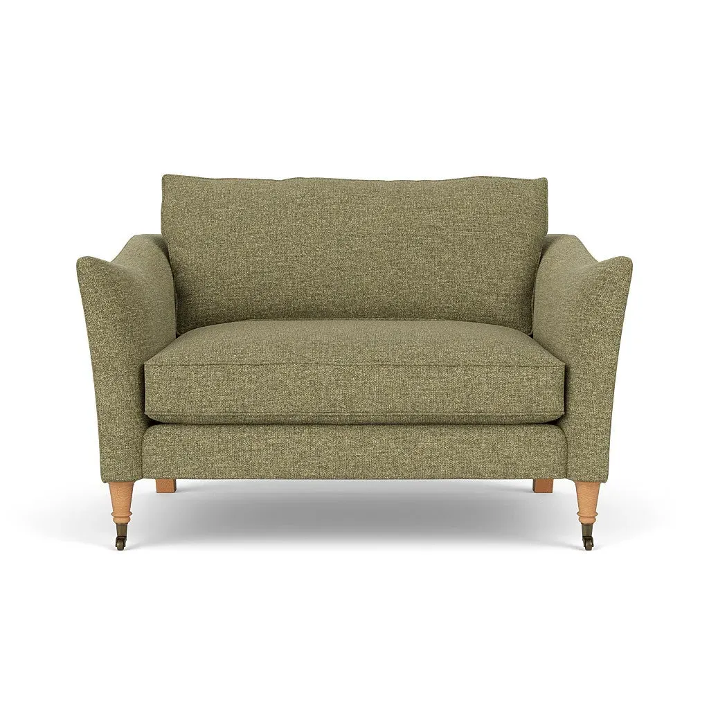 Robinson Love Seat - Sage, Aquaclean Oxford