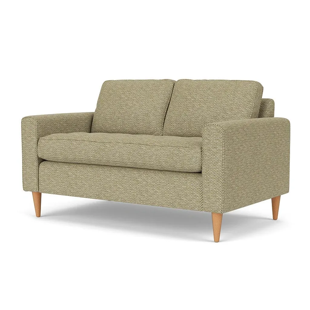 2-Seater Sofa - Apple, Herringbone Weave