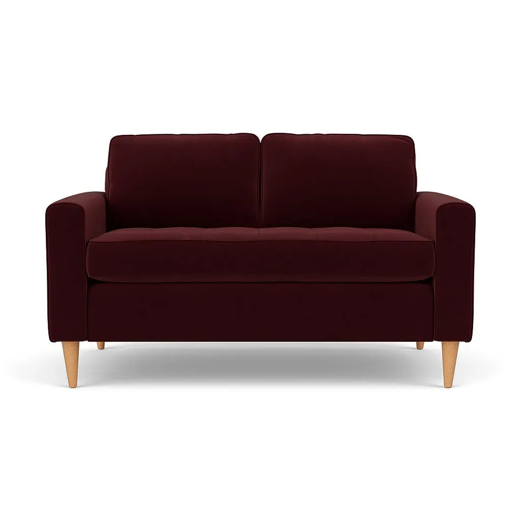 2-Seater Sofa - Dark Rosehip, Matt Velvet image