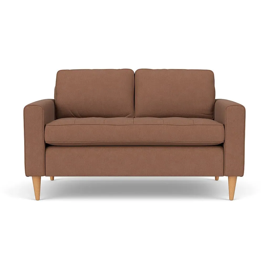 2-Seater Sofa - Dusky Blush, House Linen Mix image