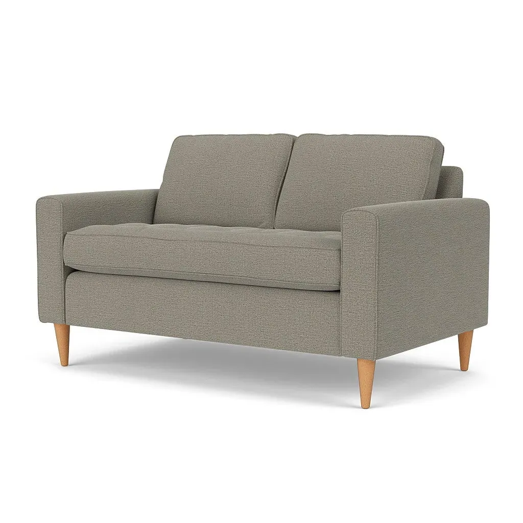 2-Seater Sofa - Flax, Rustic Weave
