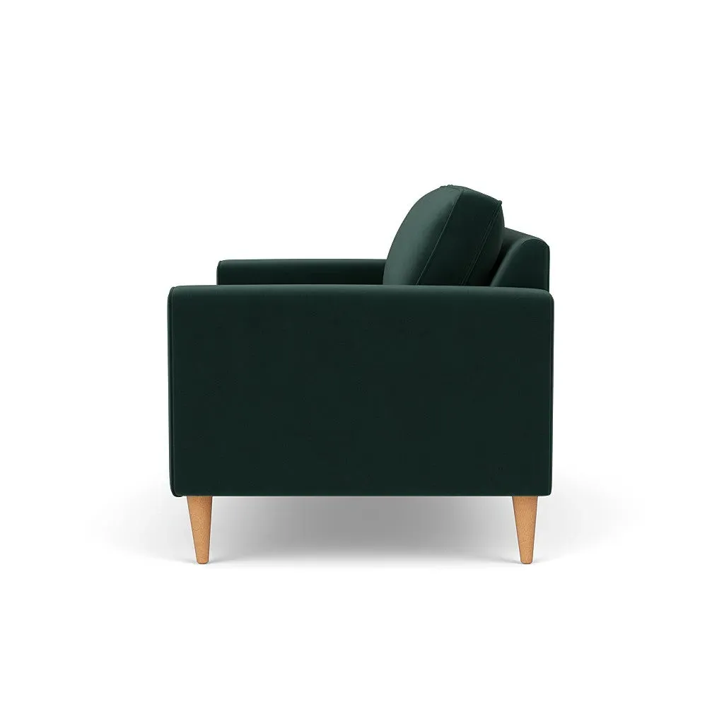 2-Seater Sofa - Lake, Matt Velvet