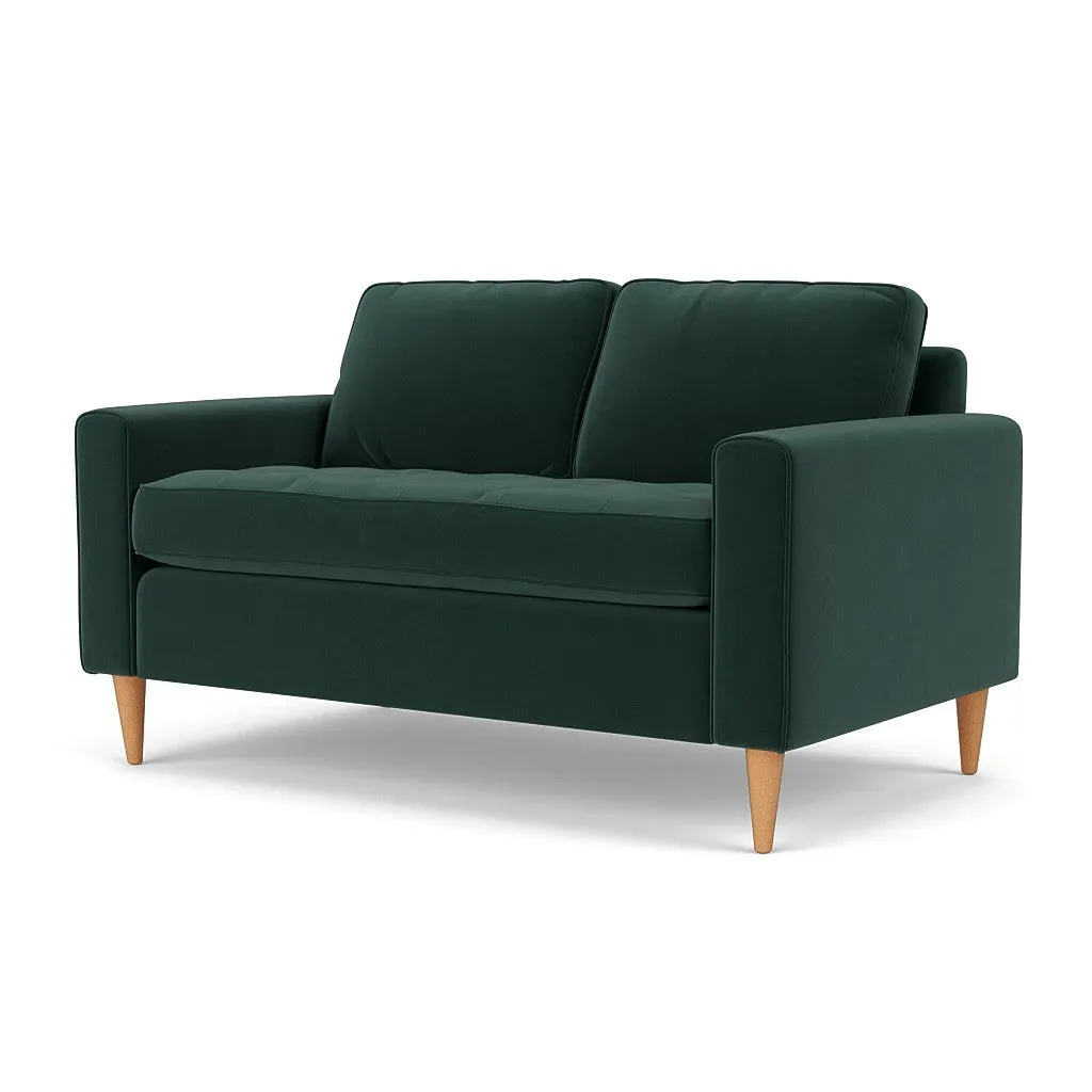 2-Seater Sofa - Lake, Matt Velvet