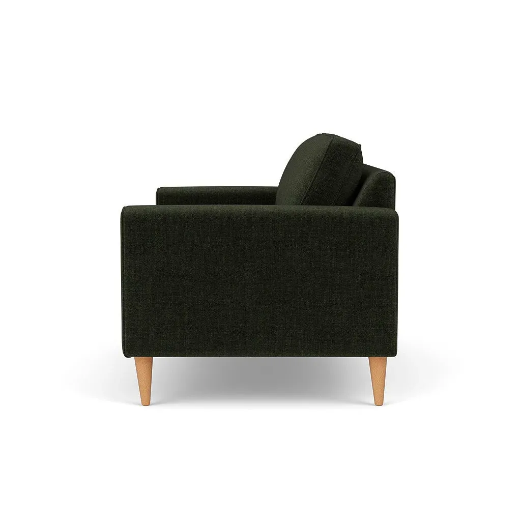 2-Seater Sofa - Moss, Eco Chenille