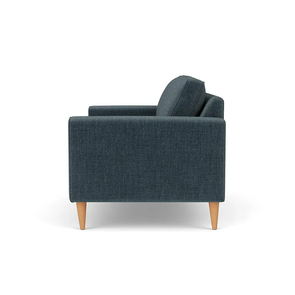 2-Seater Sofa - Teal, Eco Chenille