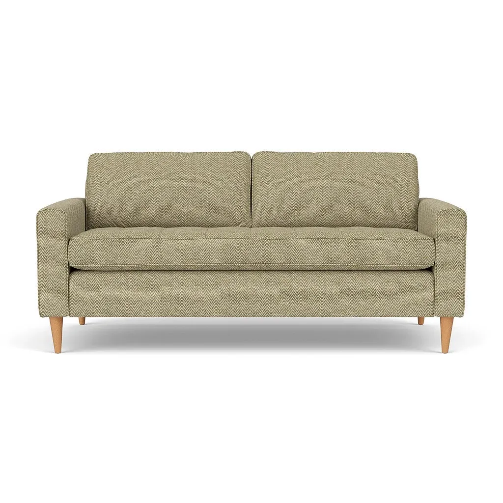 3-Seater Sofa - Apple, Herringbone Weave