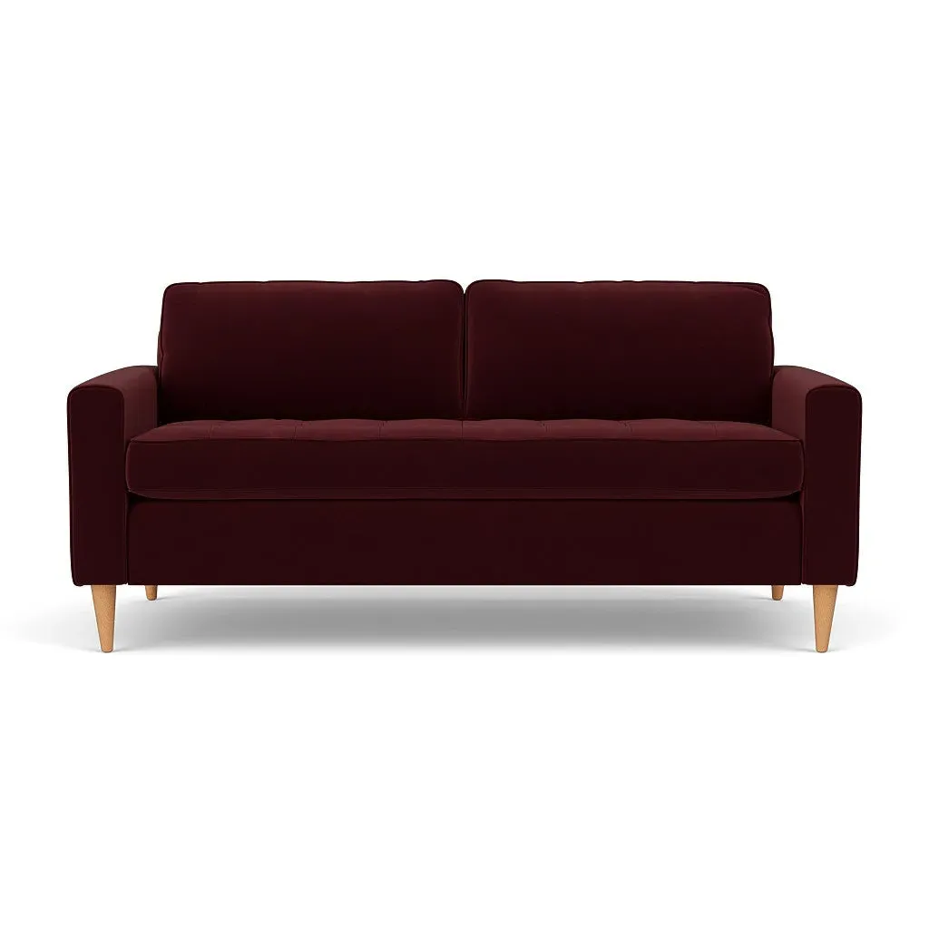 3-Seater Sofa - Dark Rosehip, Matt Velvet