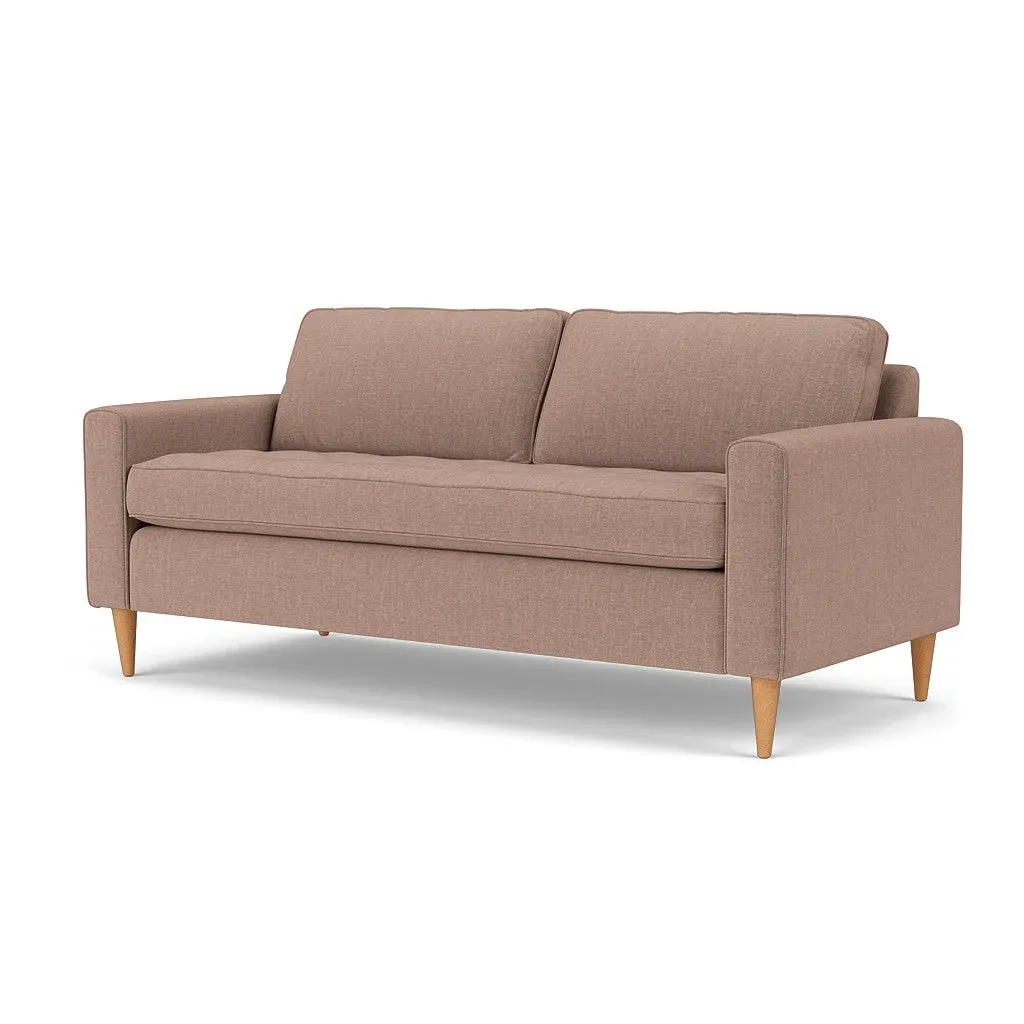 3-Seater Sofa - Dusky Rose, Eco Chenille