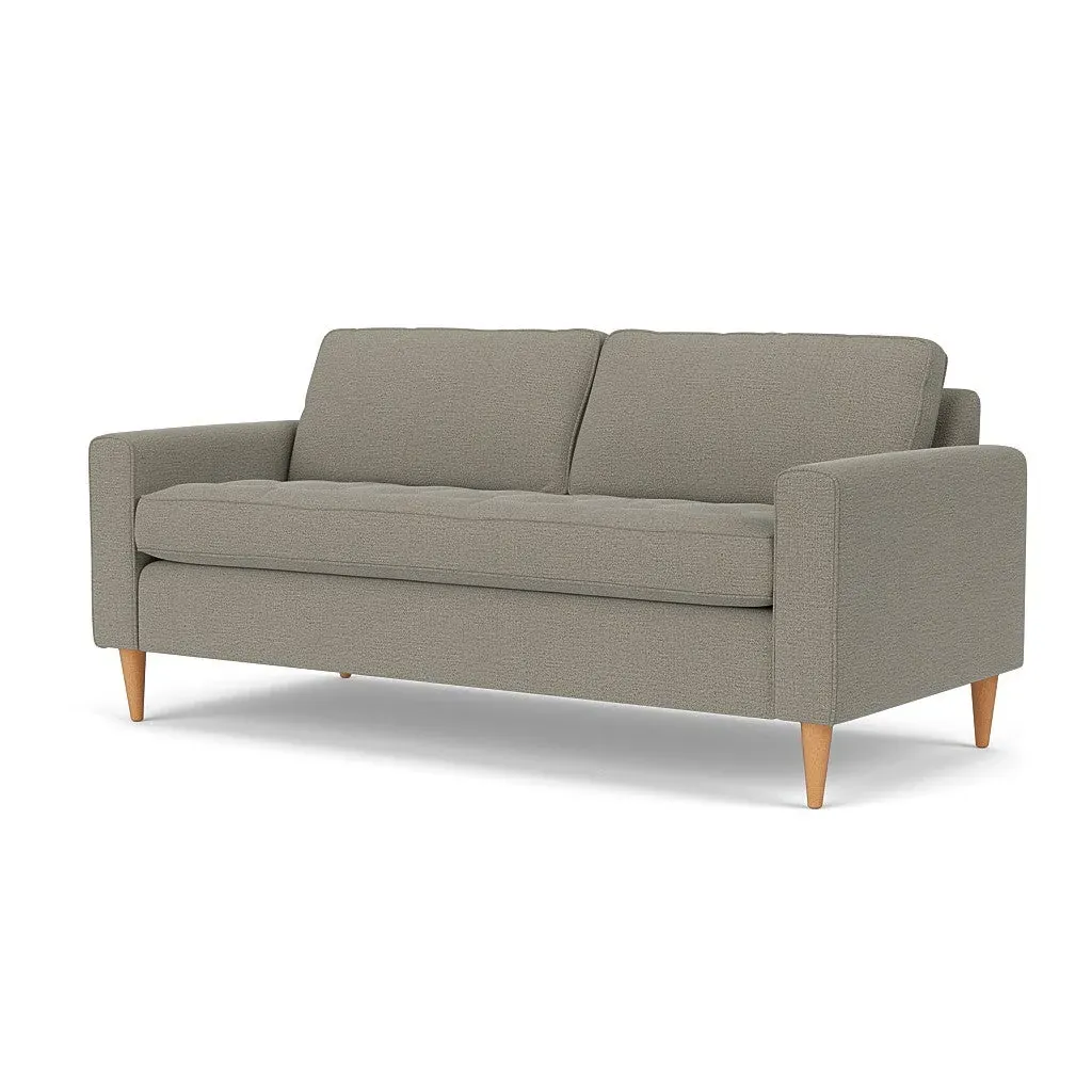 3-Seater Sofa - Flax, Rustic Weave