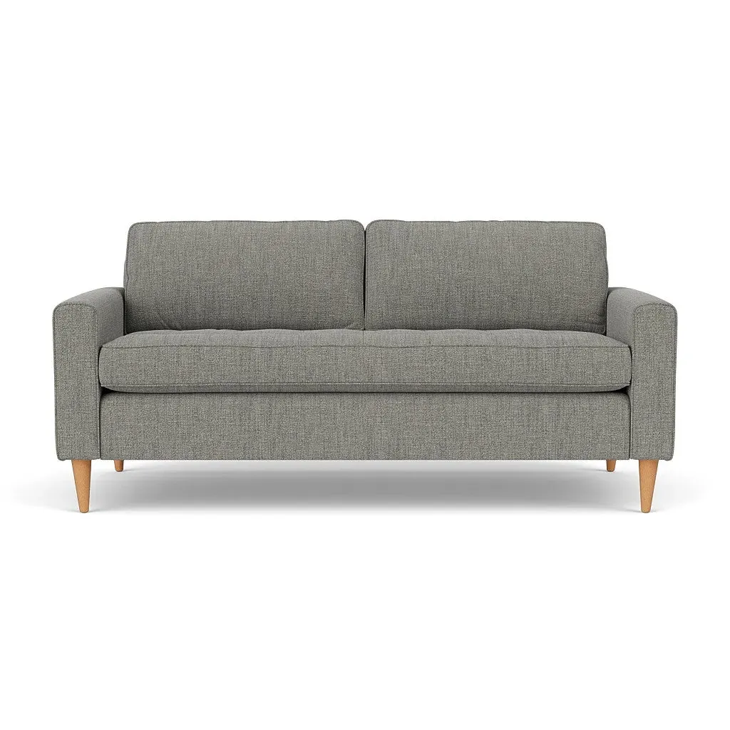 3-Seater Sofa - Grey Marl, Rustic Weave