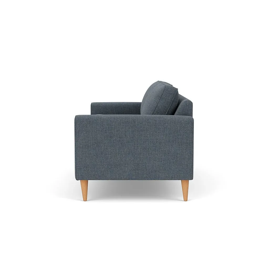 3-Seater Sofa - Indigo, Rustic Weave
