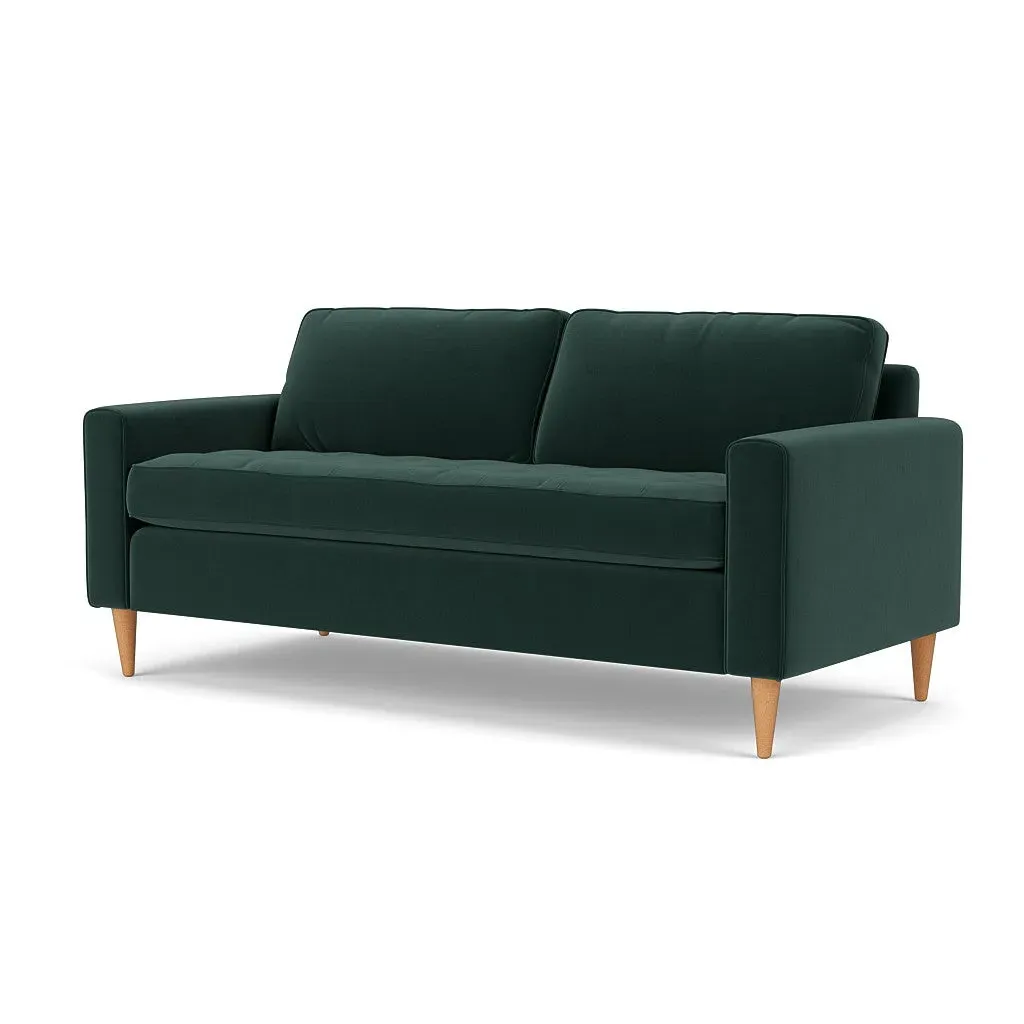 3-Seater Sofa - Lake, Matt Velvet