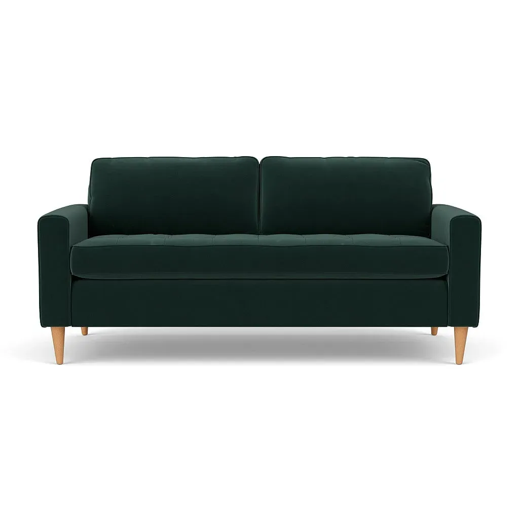 3-Seater Sofa - Lake, Matt Velvet