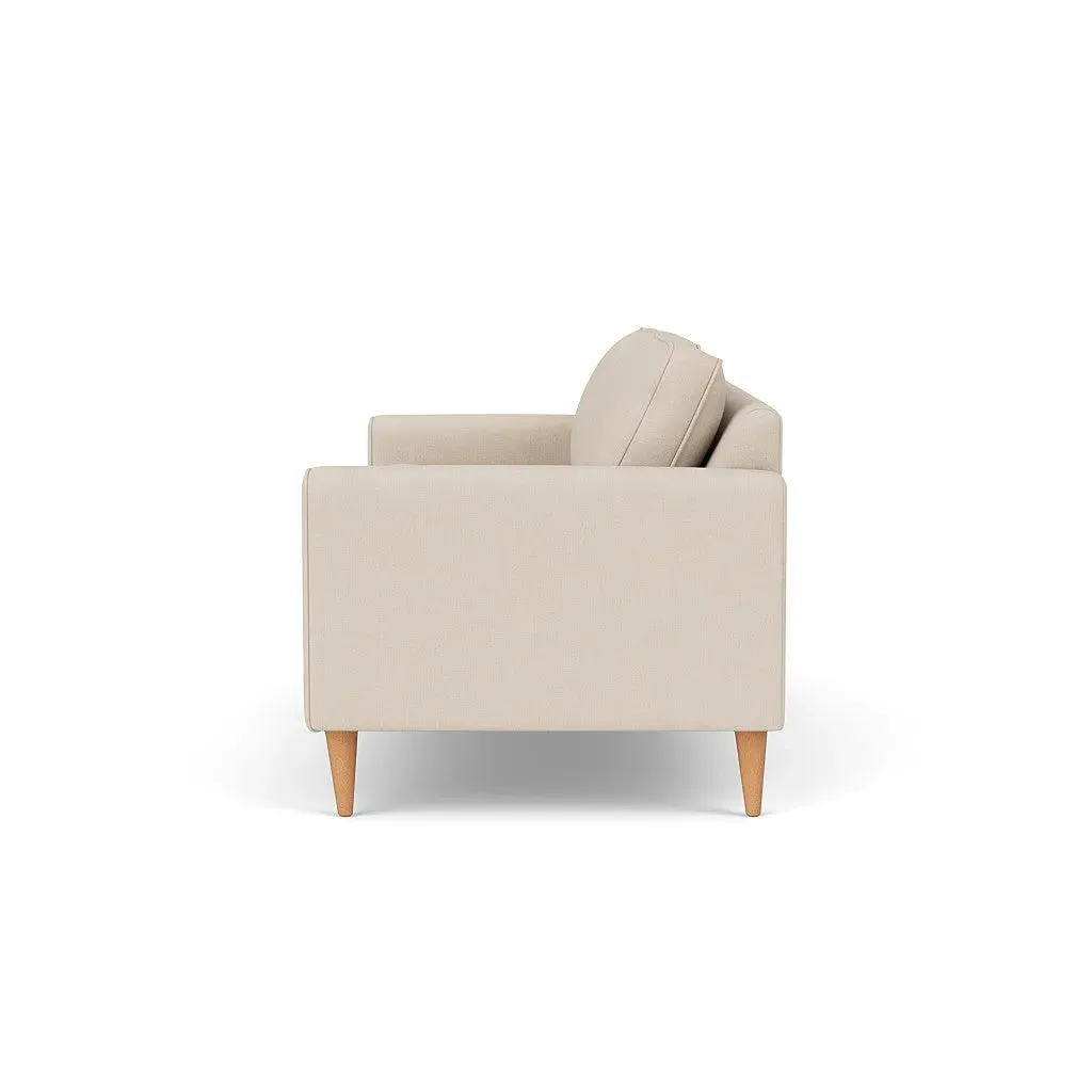 3-Seater Sofa - Lily White, Linen Mix