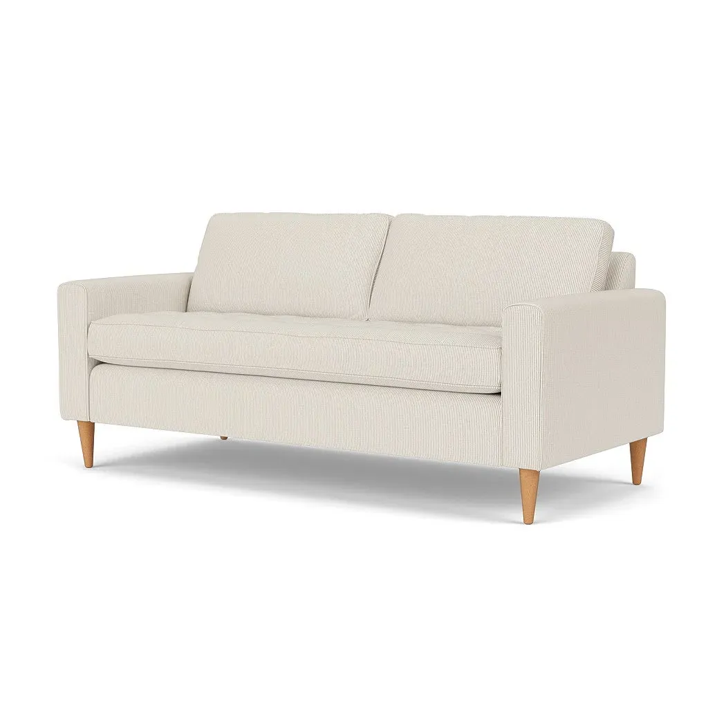 3 Seater Sofa - Natural, Broadway Stripe
