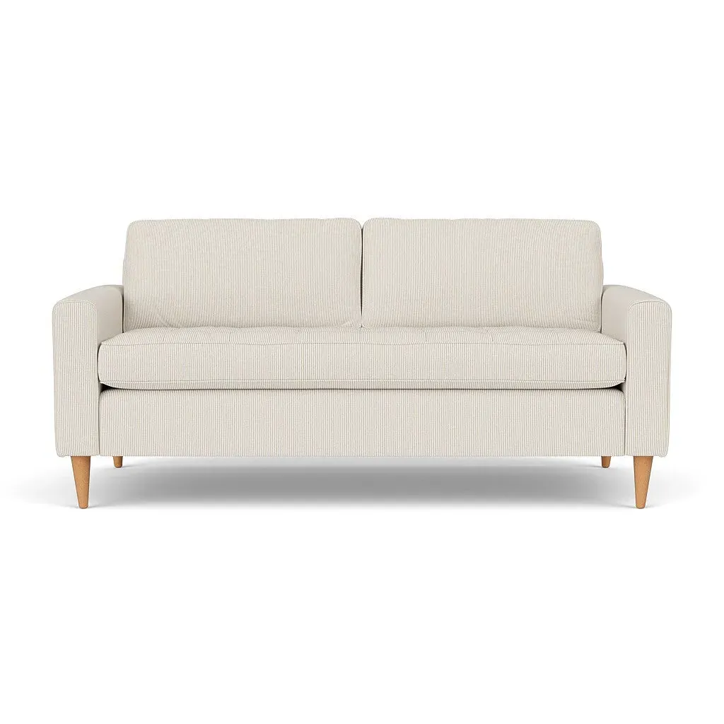 3 Seater Sofa - Natural, Broadway Stripe