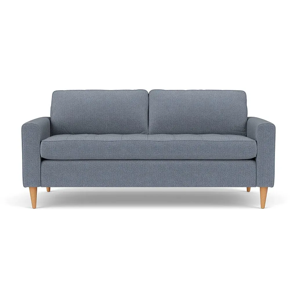 3-Seater Sofa - Navy, Eco Herringbone
