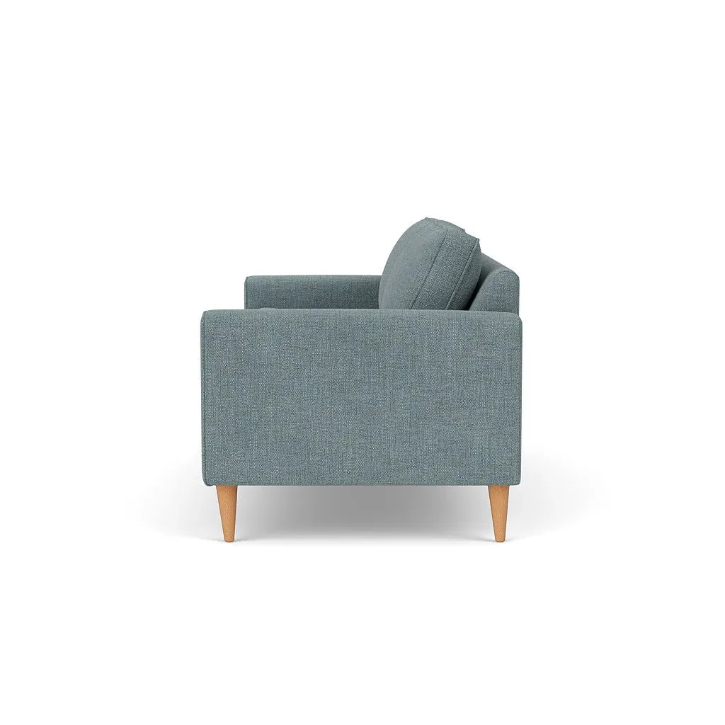 3-Seater Sofa - Teal, Rustic Weave