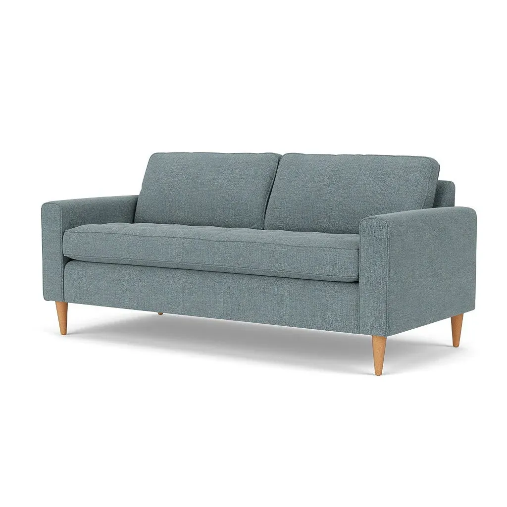 3-Seater Sofa - Teal, Rustic Weave