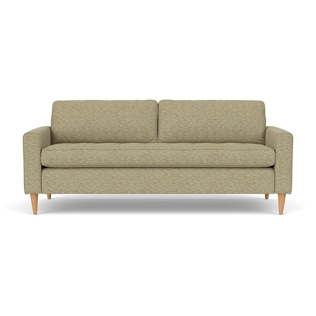 4-Seater Sofa - Apple, Herringbone Weave