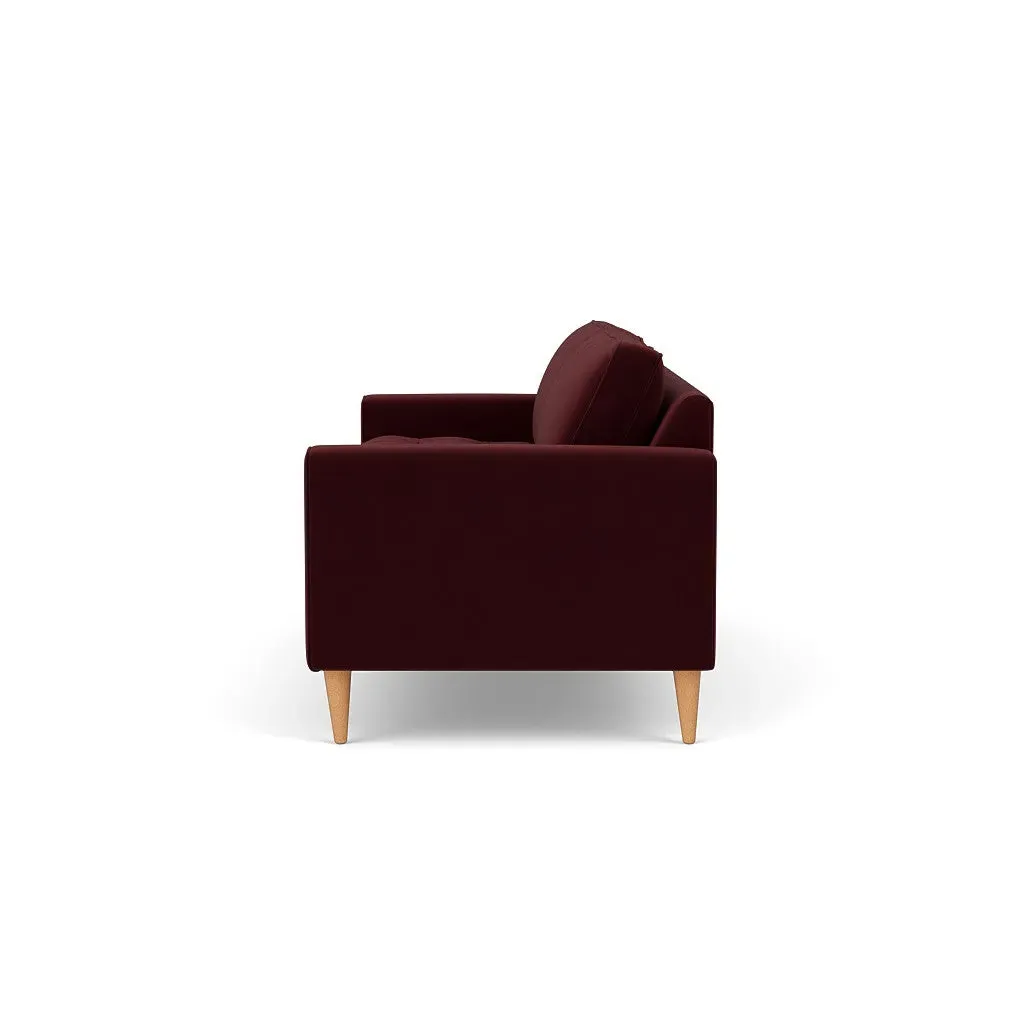 4-Seater Sofa - Dark Rosehip, Matt Velvet