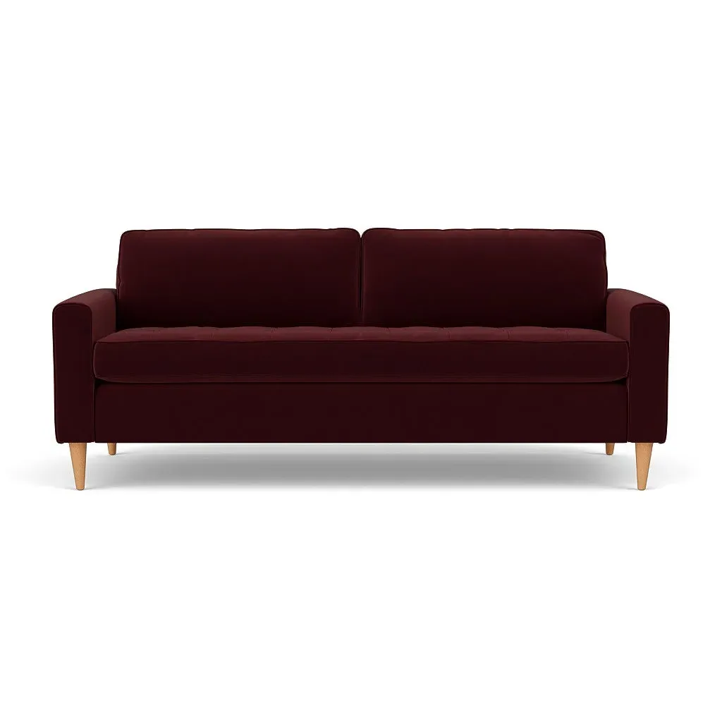 4-Seater Sofa - Dark Rosehip, Matt Velvet