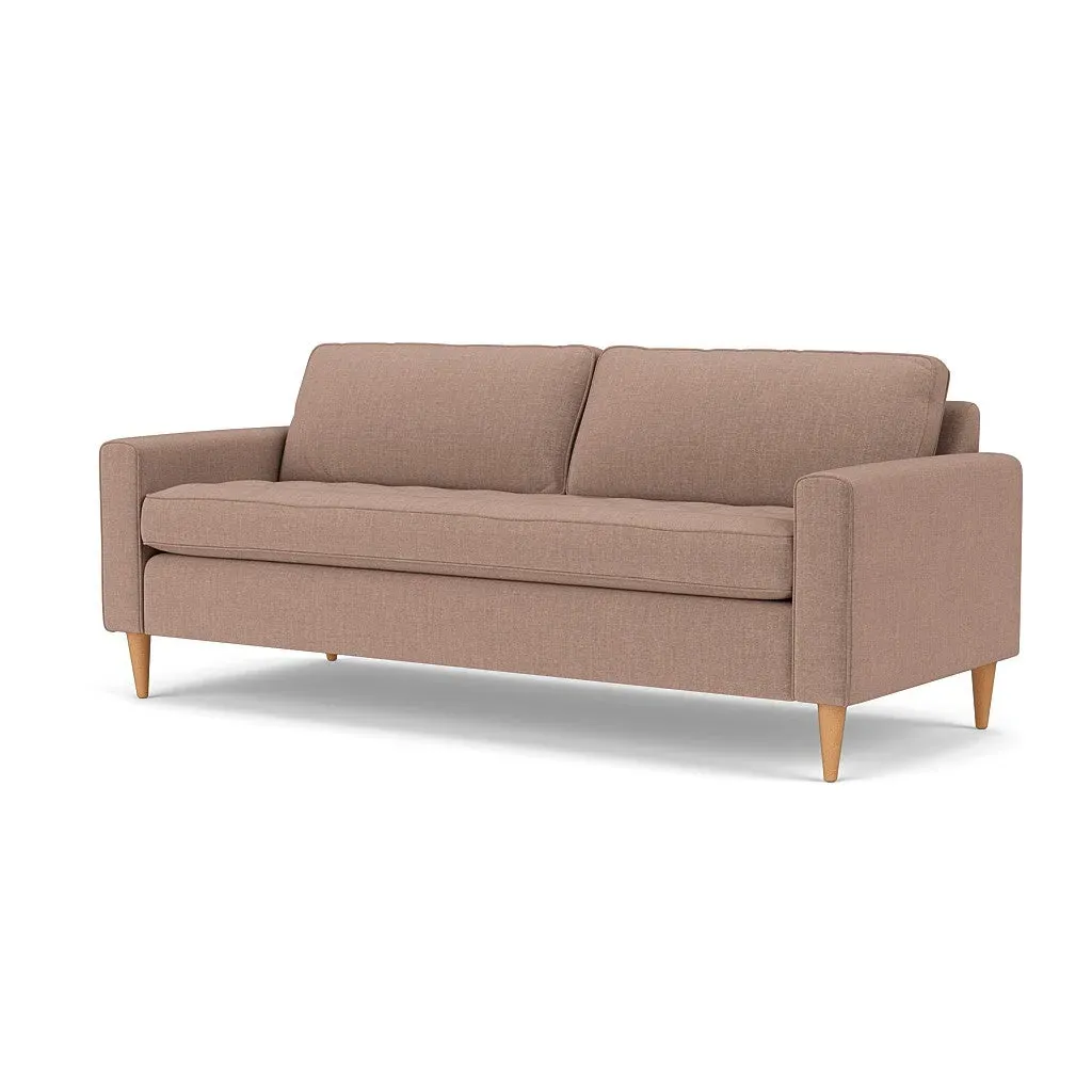 4-Seater Sofa - Dusky Rose, Eco Chenille