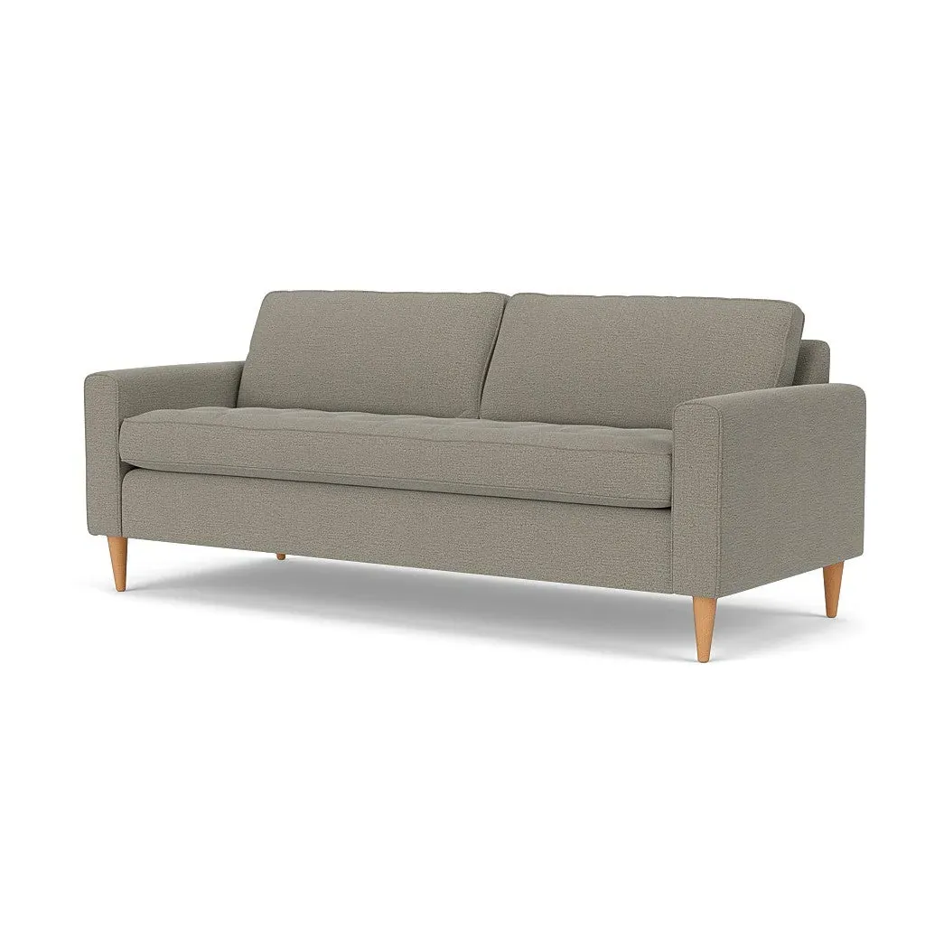 4-Seater Sofa - Flax, Rustic Weave