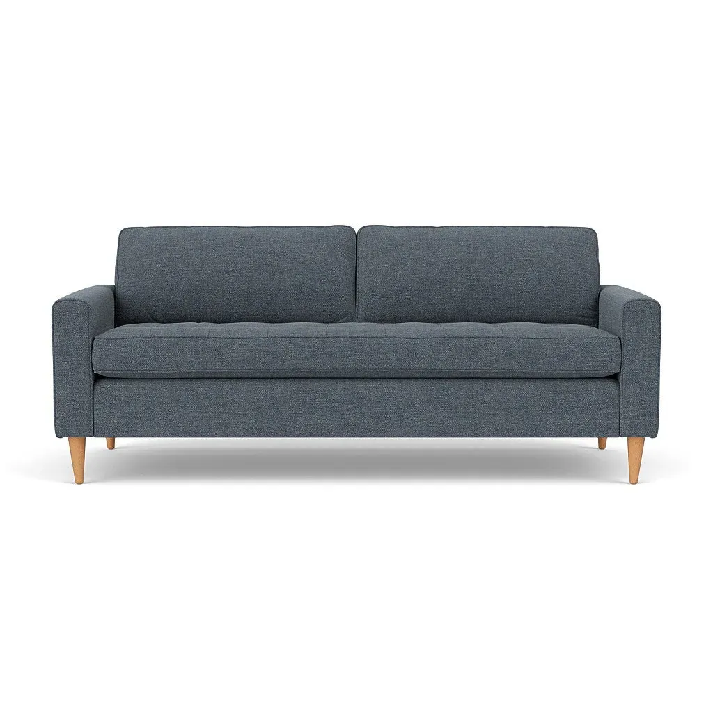 4-Seater Sofa - Indigo, Rustic Weave