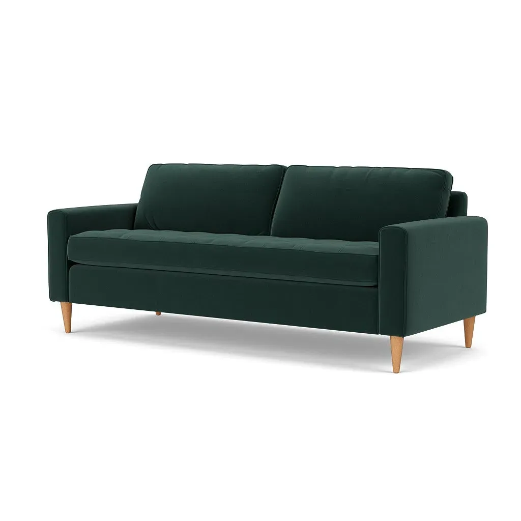 4-Seater Sofa - Lake, Matt Velvet