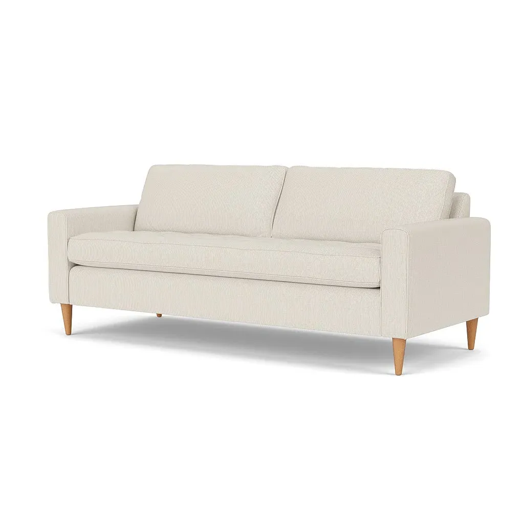 4-Seater Sofa - Natural, Broadway Stripe