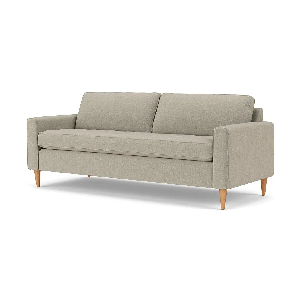 4-Seater Sofa - Natural, Eco Chenille